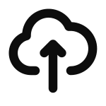 Cloud Upload SVG Icon